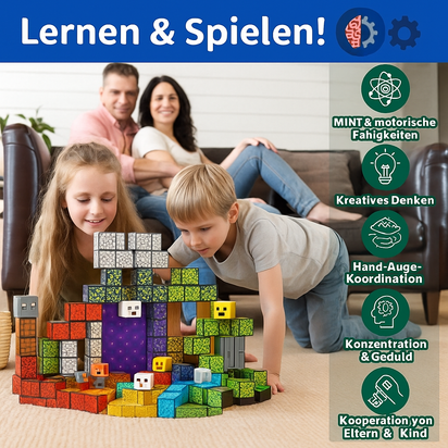 MISTLETOYS™ - Learning Magnetic Building Blocks