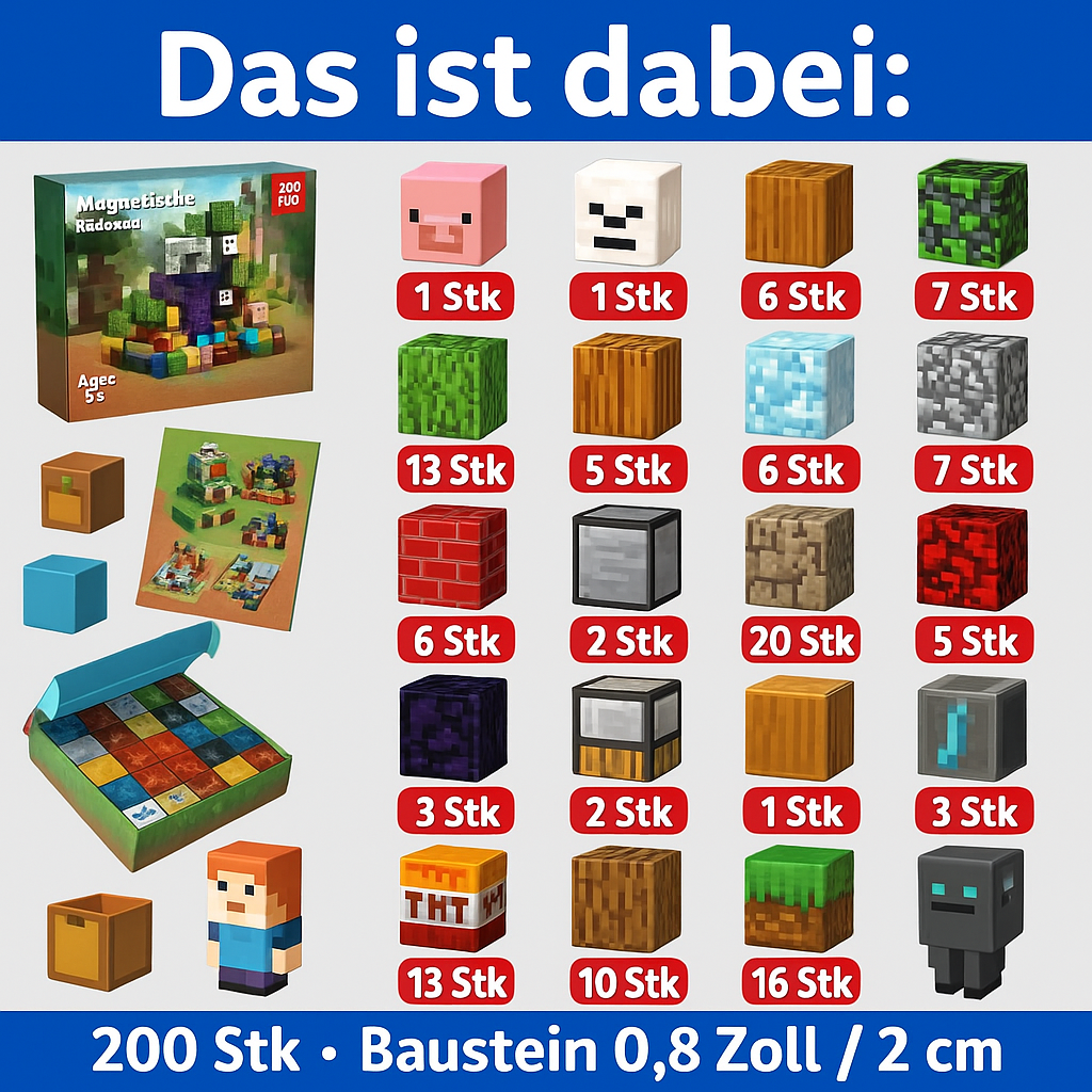 MISTLETOYS™ - Magnetische Lernbausteine*